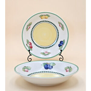 Set of 2 Villeroy & Boch French Garden FLEURENCE 9" Pasta Bowl GERMANY